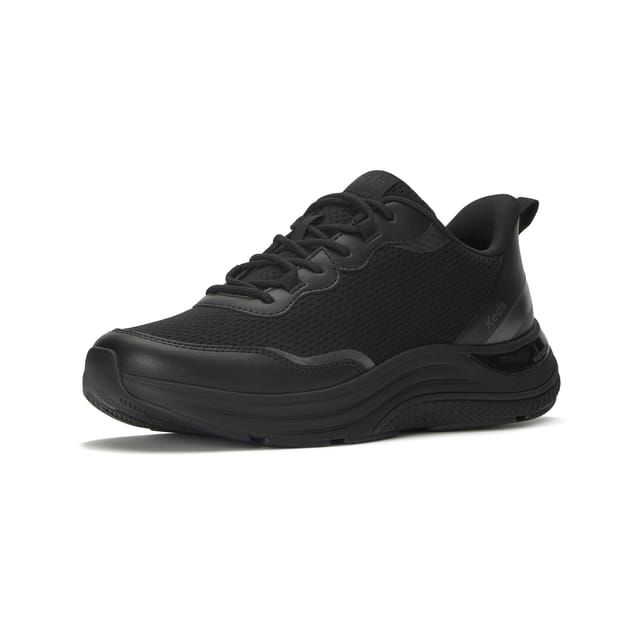 keds Keds Women's Blissmove Lace Mesh Leather Sneaker in Black - 2