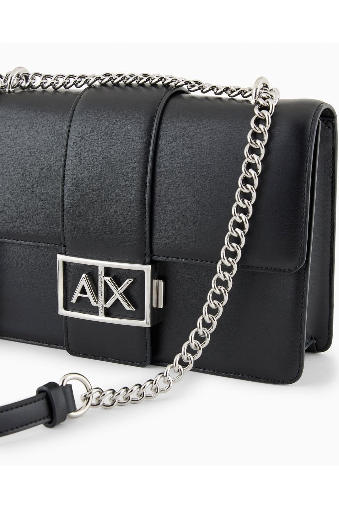 Armani Exchange Armani Exchange Women's Jodie Medium Crossbody Bag Black - 4