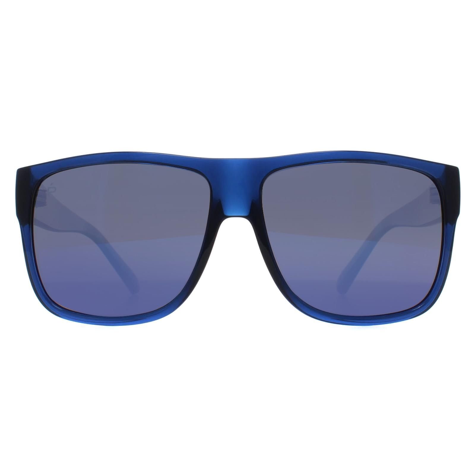 Prive Revaux Prive Revaux Men's Rectangle Blue Blue Mirror Rover - 1