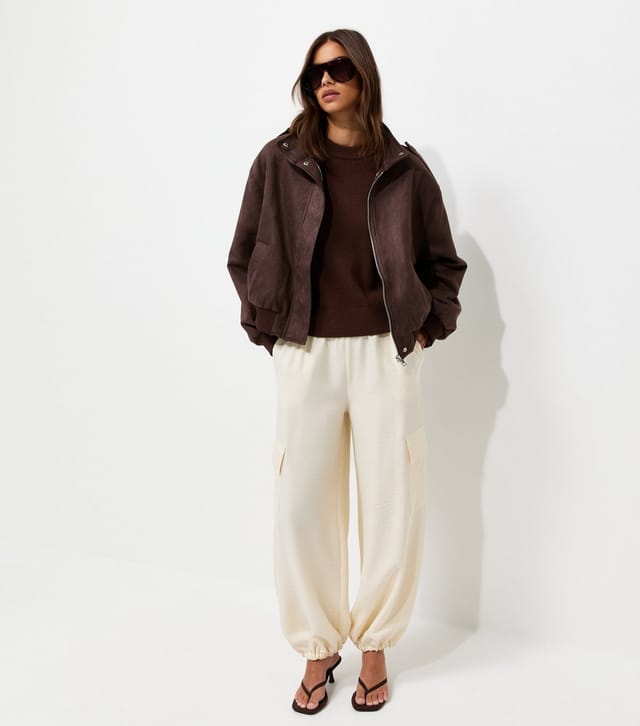 New Look Women's Brown Midweight Crew Neck Jumper New Look - 3