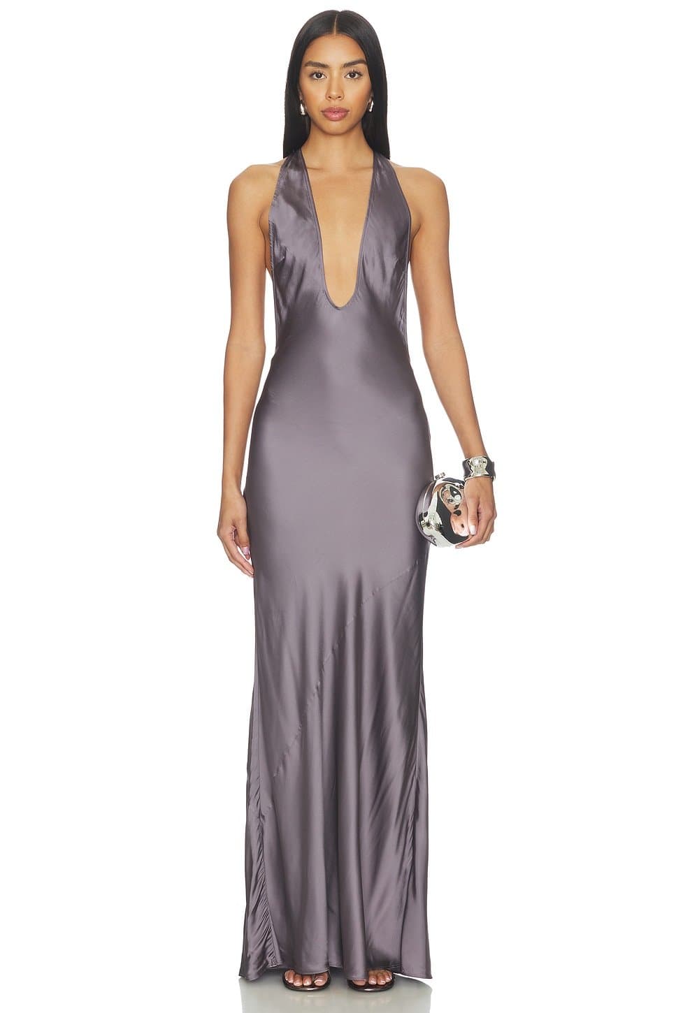 revolve Pushpa Gown in Grey