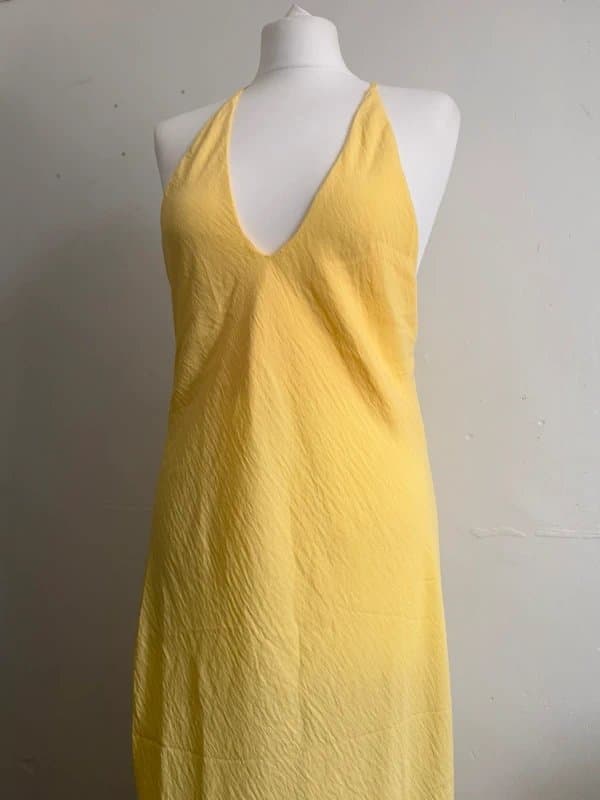 ASOS Maxi summer dress, Uk size 16/ large, yellow casual dress
