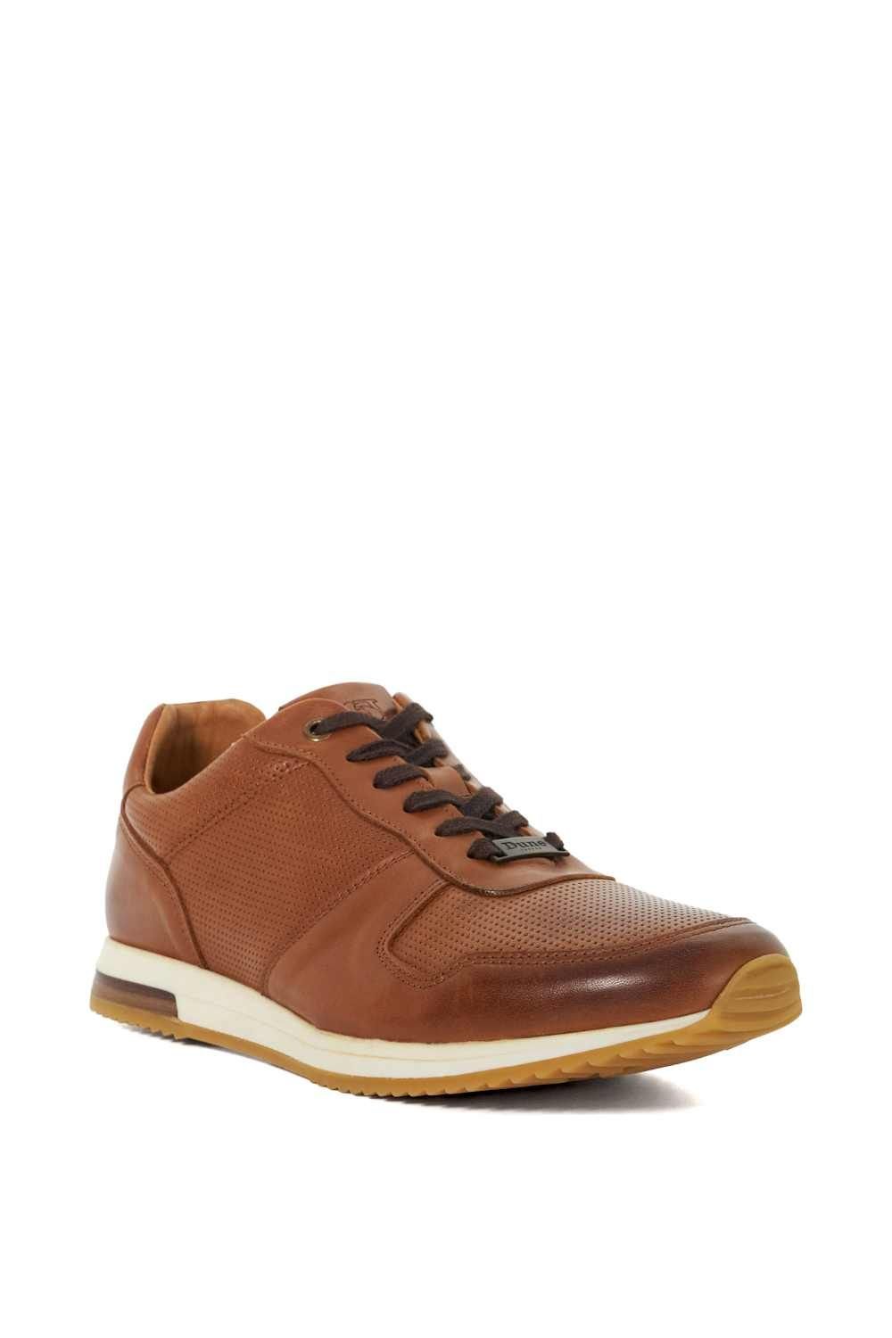 Dune London Dune London Men's Wide Fit 'Trilogy' Leather in Brown - 2
