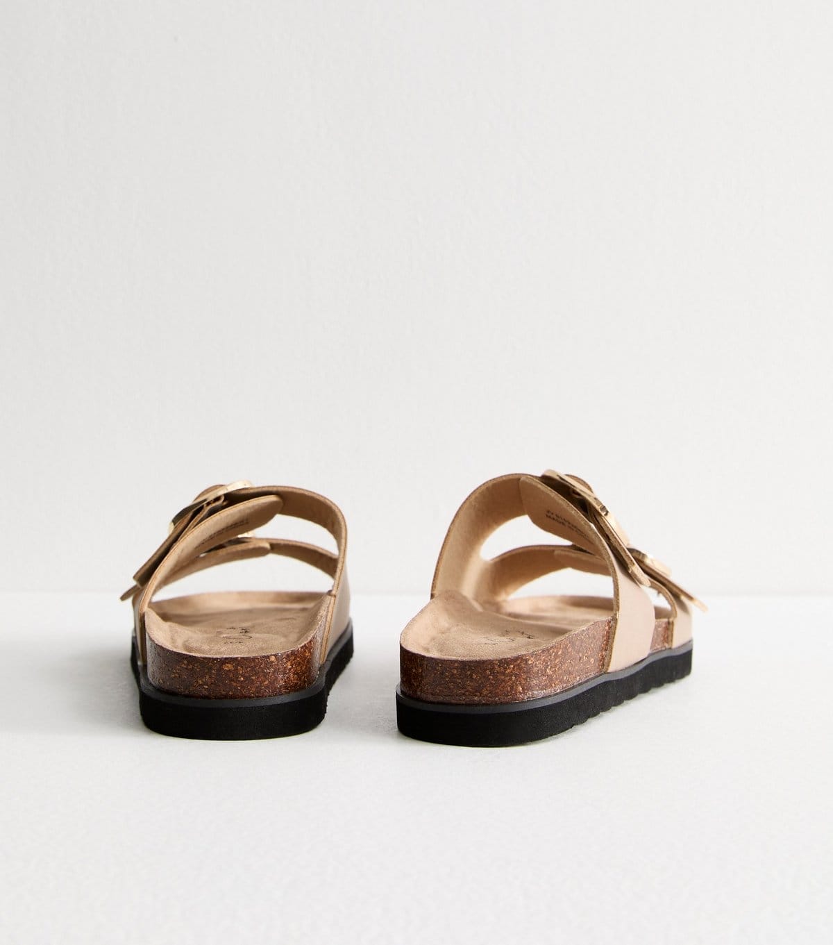 New Look Women's Mink Faux Leather Buckle Strap Sandals Vegan New Look - 4