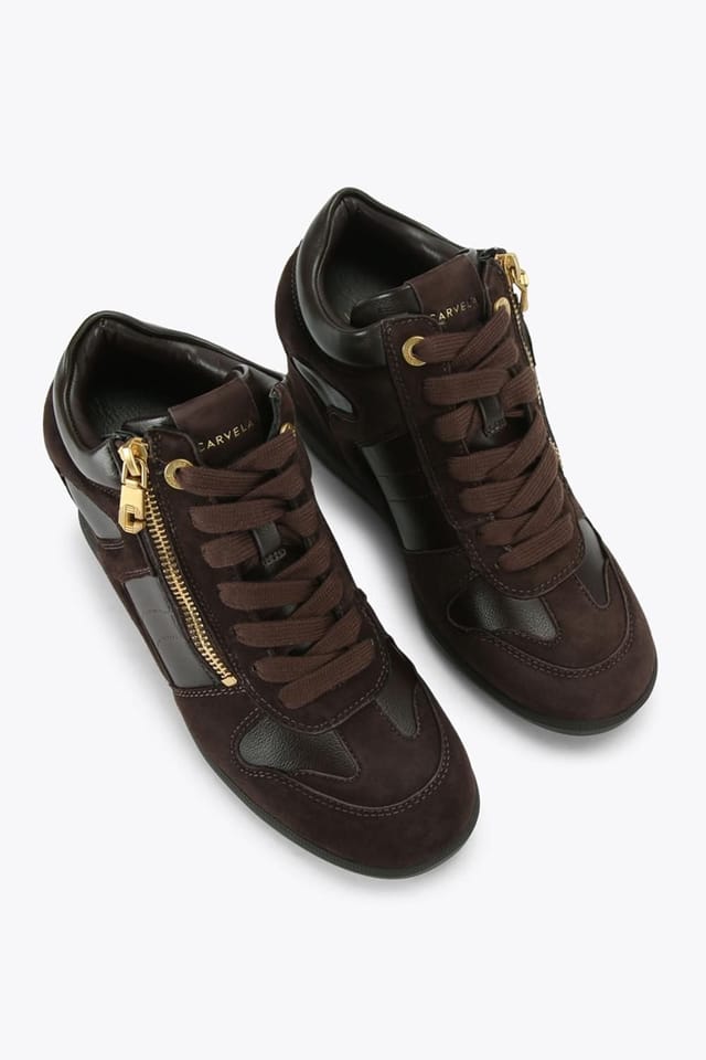 Carvela Carvela Women's 'Altezza Sneaker' Trainers in Dark Brown - 2