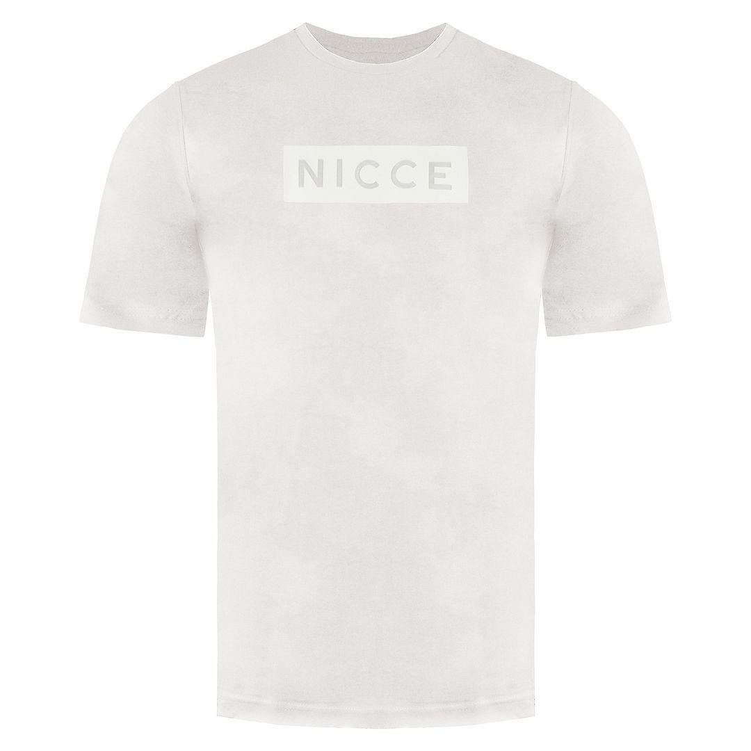 Nicce Nicce Men's Short Sleeve Crew Neck Beige Cotton Peak T-Shirt - 3
