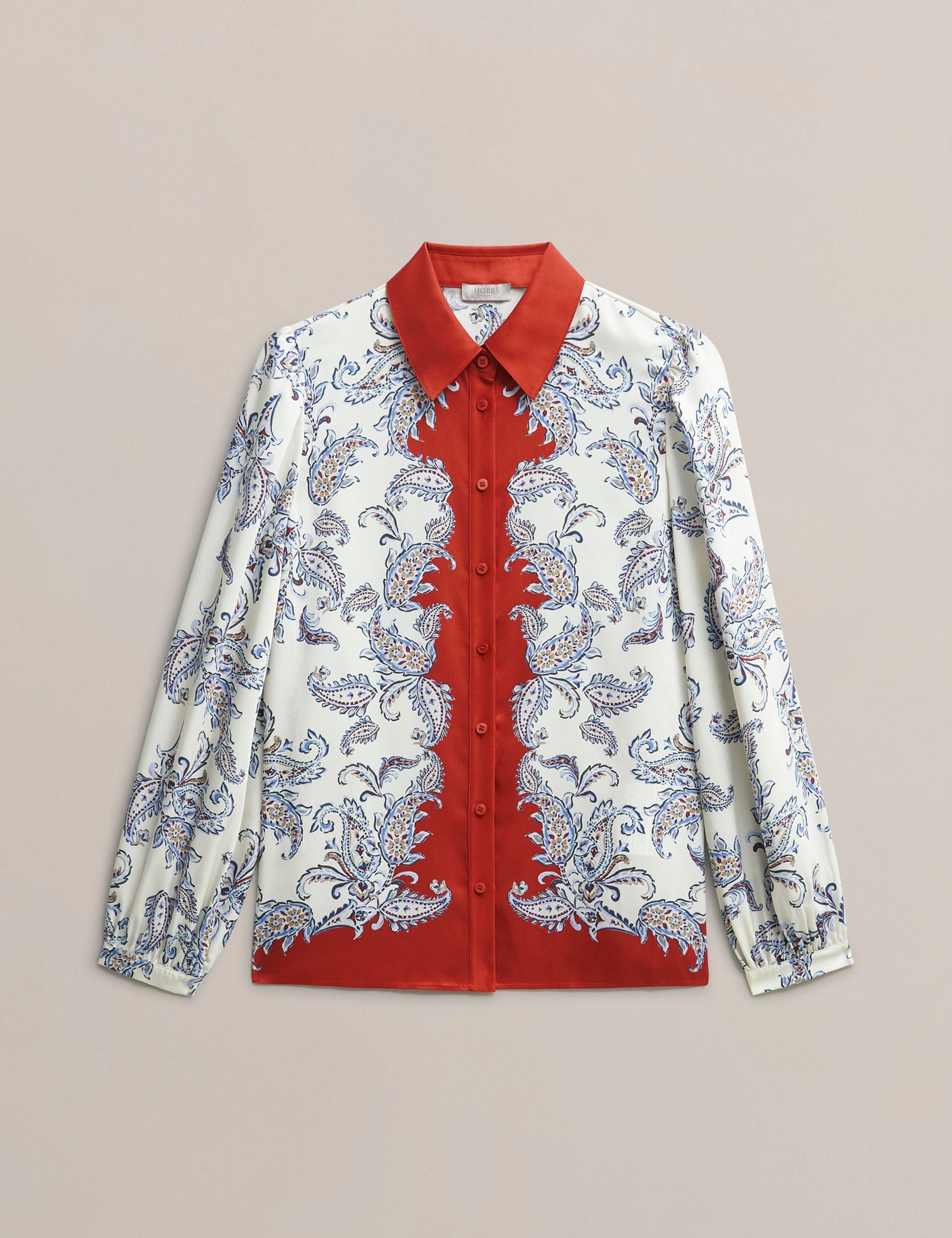 Hobbs London Hobbs London Women's Mariella Print Shirt in Cream - 2