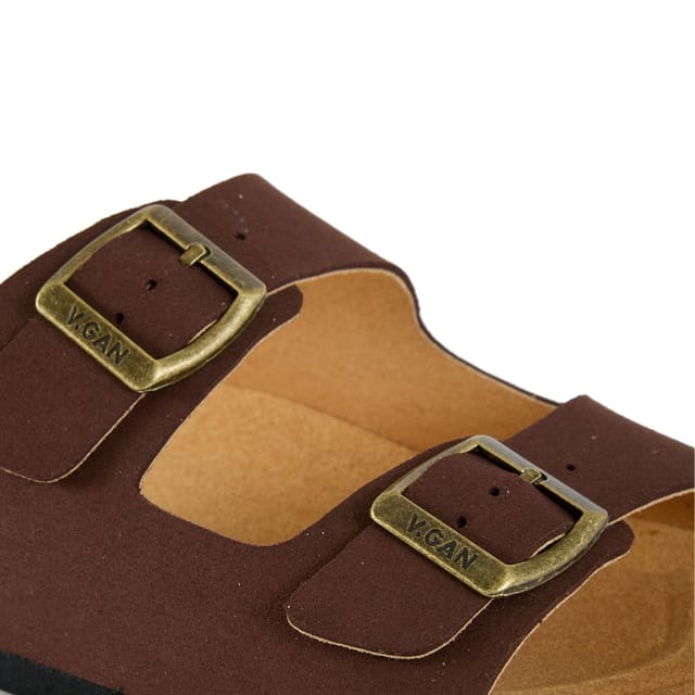 V.GAN V.GAN Men's Mango Comfort Soft Footbed Sandals in Brown - 3