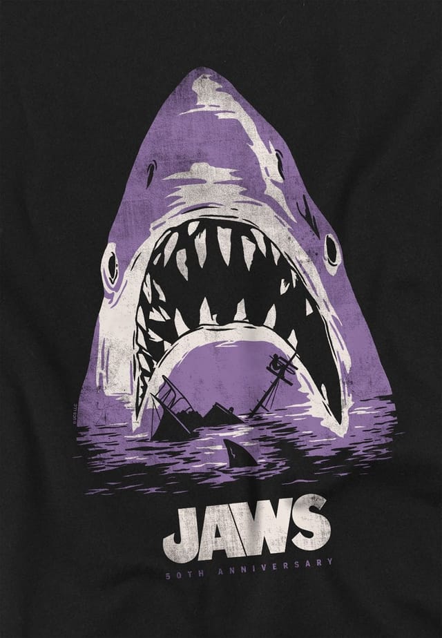 Universal Universal Men's Jaws Sinking Orca T-Shirt, Black - 3