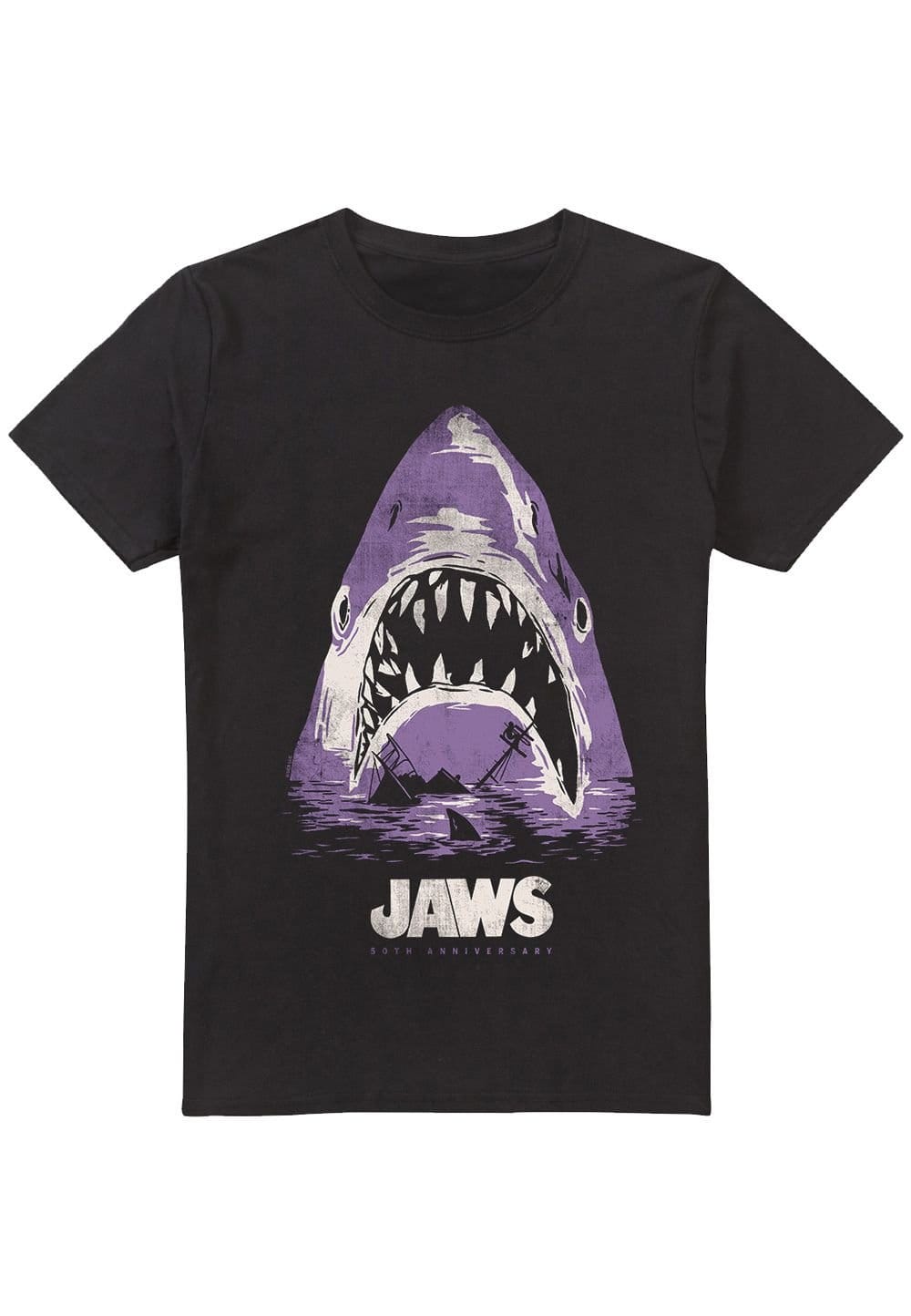 Universal Universal Men's Jaws Sinking Orca T-Shirt, Black - 4