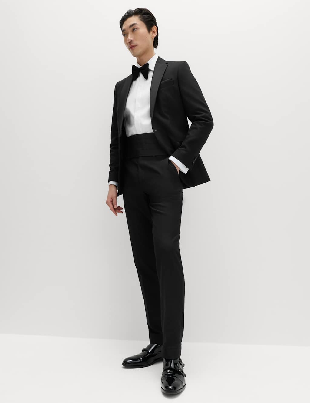 Marks & Spencer M&S Slim Fit Tuxedo Jacket Black - 3