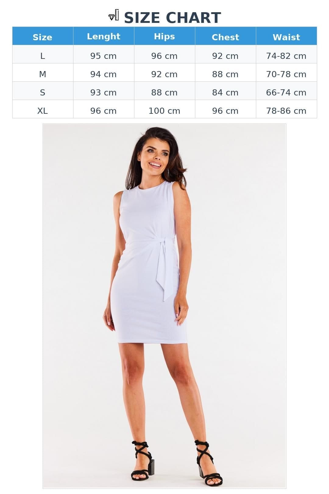 Love Lace Love Lace Women's Asymmetrical Fitted Dress With Thick Straps in White - 4
