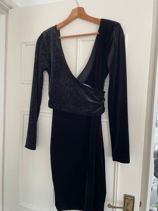Bershka Black party dress