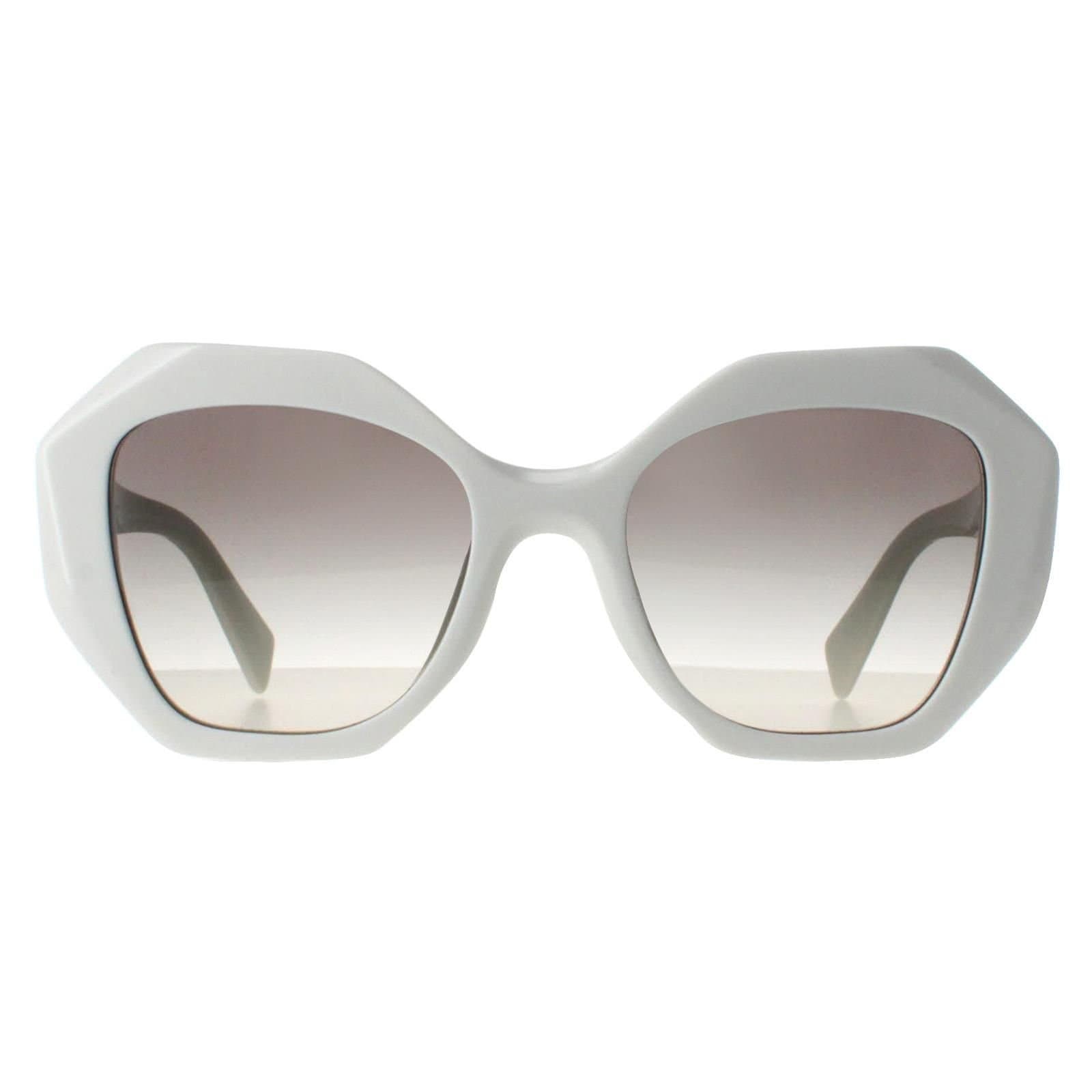 Prada Prada Women's Square Ivory Grey Gradient PR16WS in White
