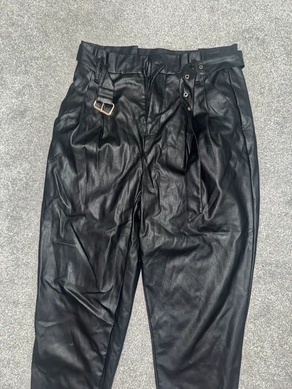 New Look Faux Leather Trousers