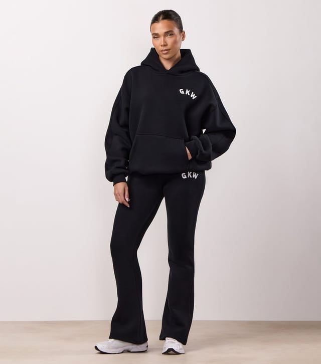Gym King Women's Black Inspire Flared Jogger Gym King New Look - 2