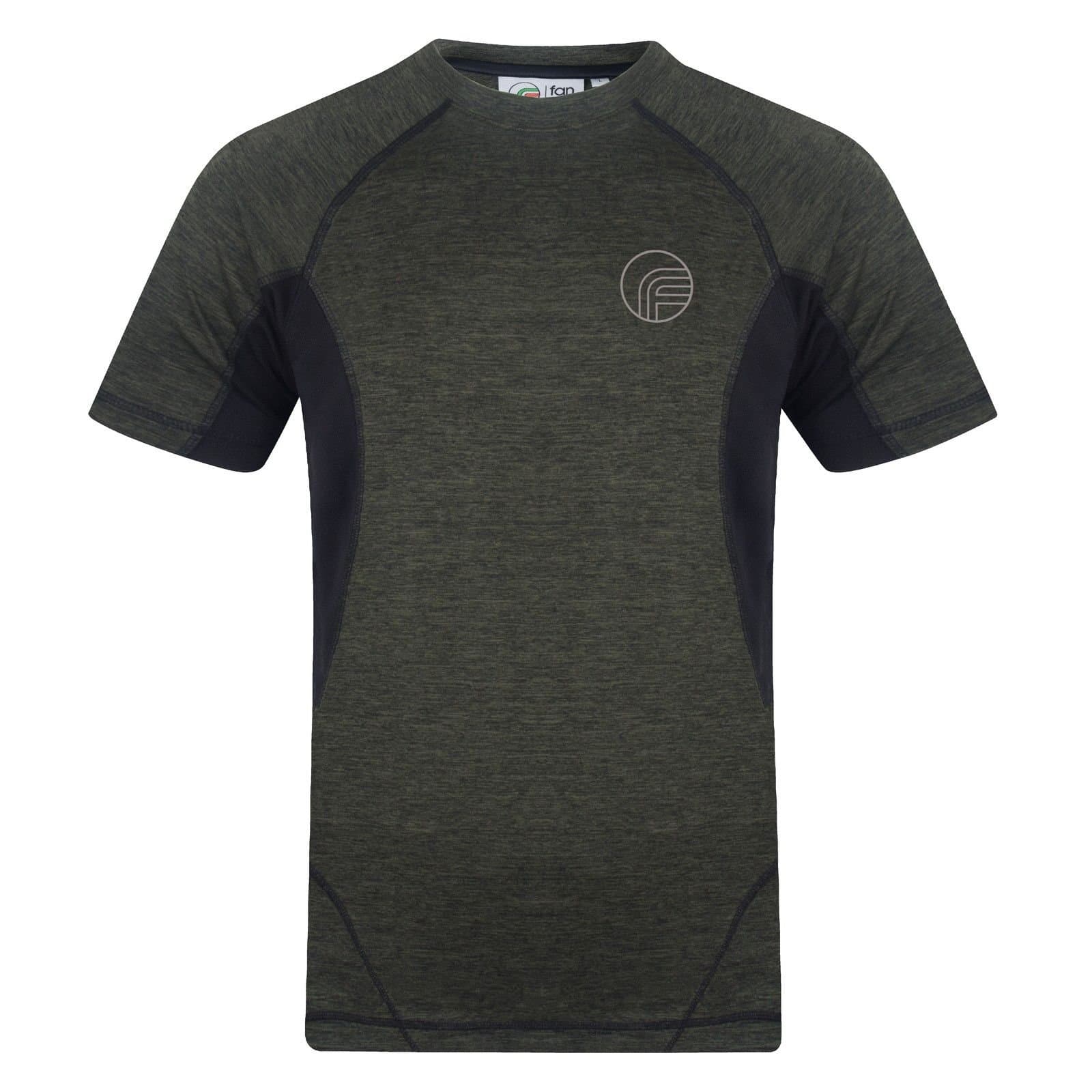 fan originals fan originals Men's Adults Poly Training T-Shirt in Green