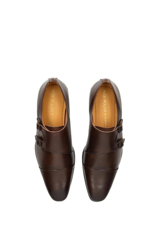 KG Kurt Geiger KG Kurt Geiger Men's 'Collins' Leather Shoes in Brown - 2