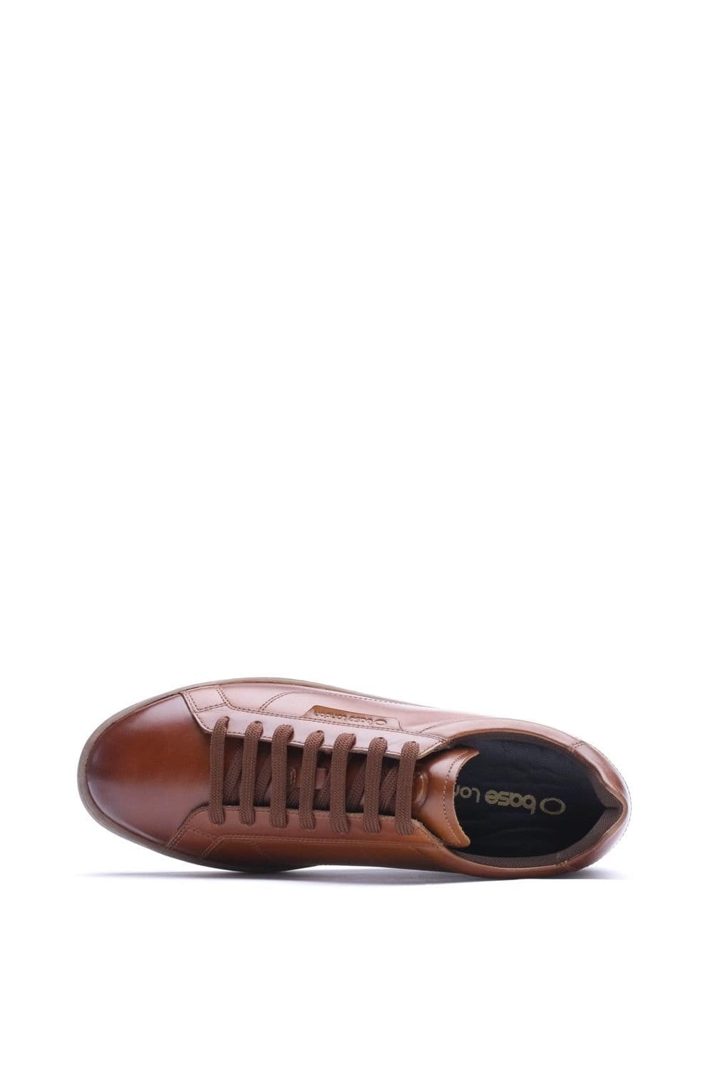 Base London Base London Men's Zammo Lace Up Trainer in Tan - 4