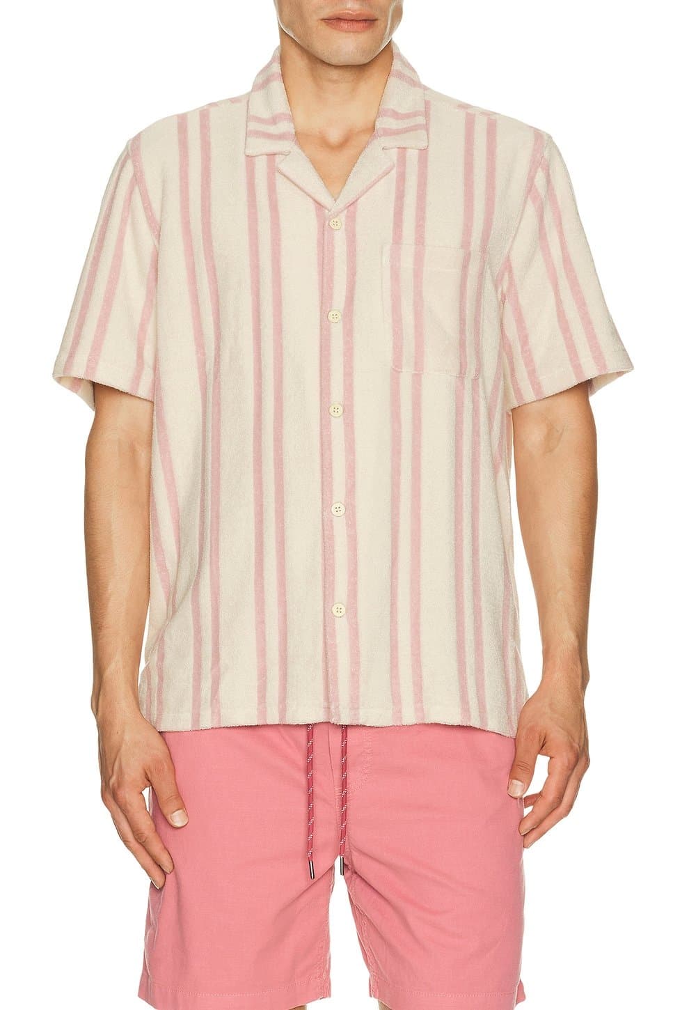 revolve Short Sleeve Cabana Towel Terry Shirt