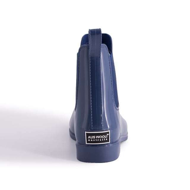 Aus Wooli Australia Aus Wooli Australia Women's Rainboots With Sheepskin Insole Included in Navy - 3