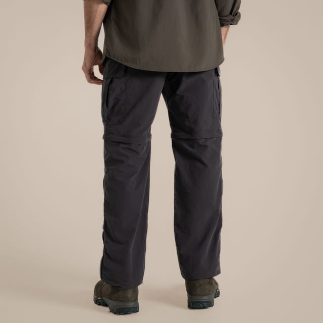 Craghoppers Craghoppers Men's NosiLife Pro Insect-Repellent Odour Elimination Zip-Off Cargo Trouser in Dark Grey - 2