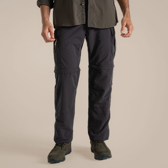 Craghoppers Craghoppers Men's NosiLife Pro Insect-Repellent Odour Elimination Zip-Off Cargo Trouser in Dark Grey - 3