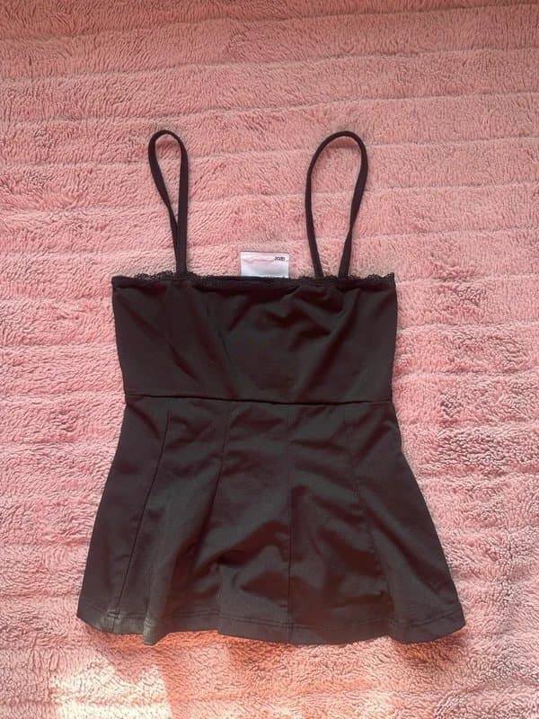 ASOS asos black strapped top