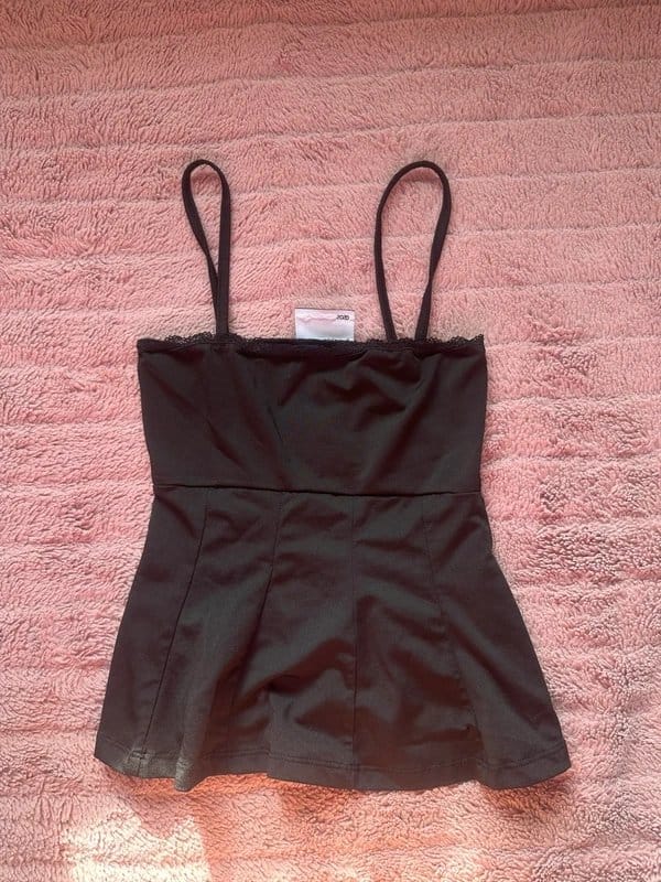 ASOS Black Strapped Top