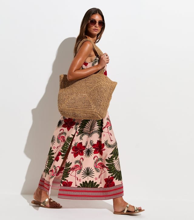 New Look Women's Pink Flamingo Print Maxi Dress New Look - 2