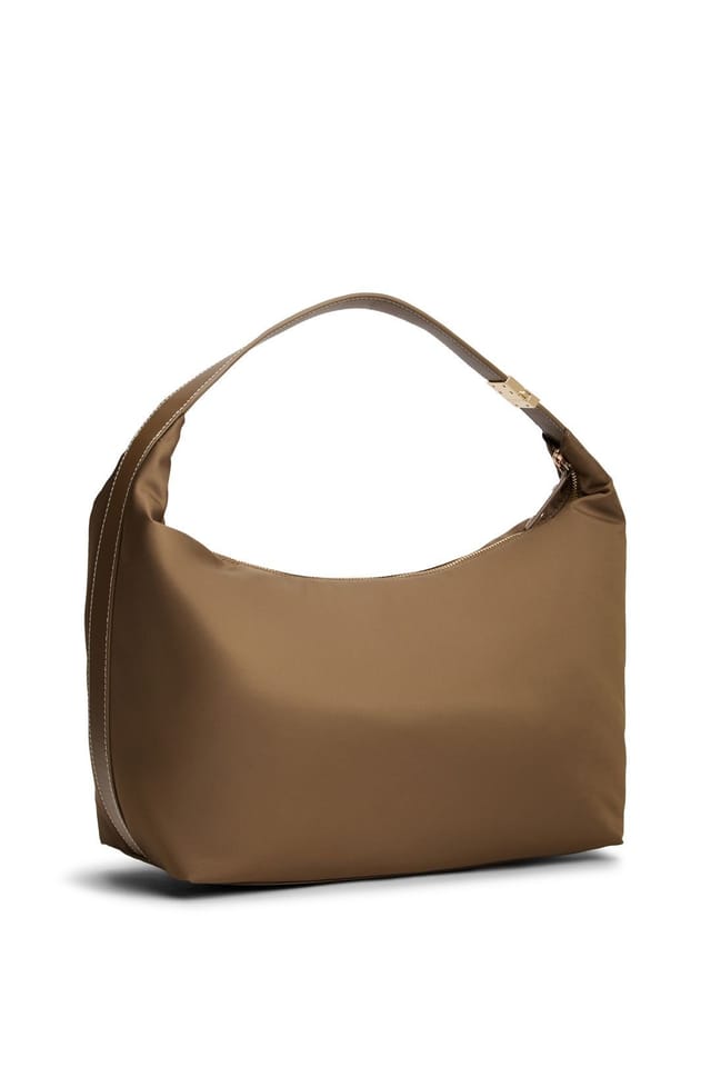 Tommy Hilfiger Tommy Hilfiger Women's TH Go Hobo Nylon Nordic Taupe - 2