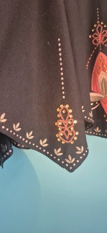 Principles Principles Embroidered Handkerchief Hem Skirt UK 8 BNWT Wool Blend Boho Festival