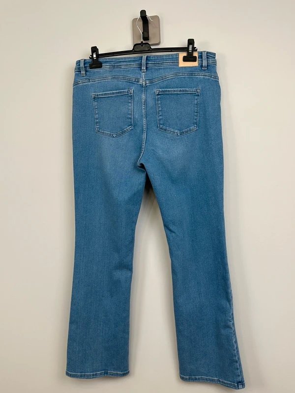 Next Next Bootcut Mid Rise Jeans Blue Denim Size UK 18L - 1