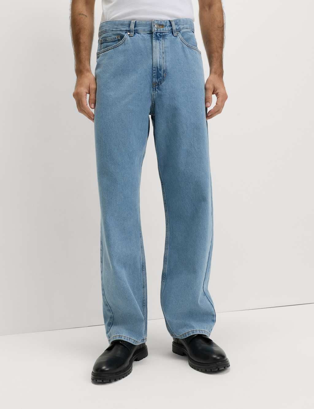 Marks & Spencer M&S Light Blue Rigid Denim Jeans