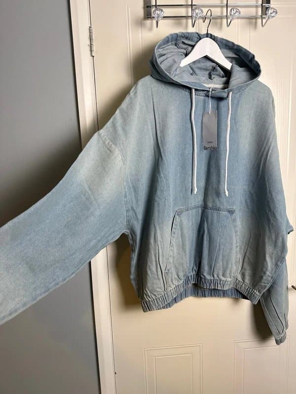 Bershka Bershka denim hoodie
