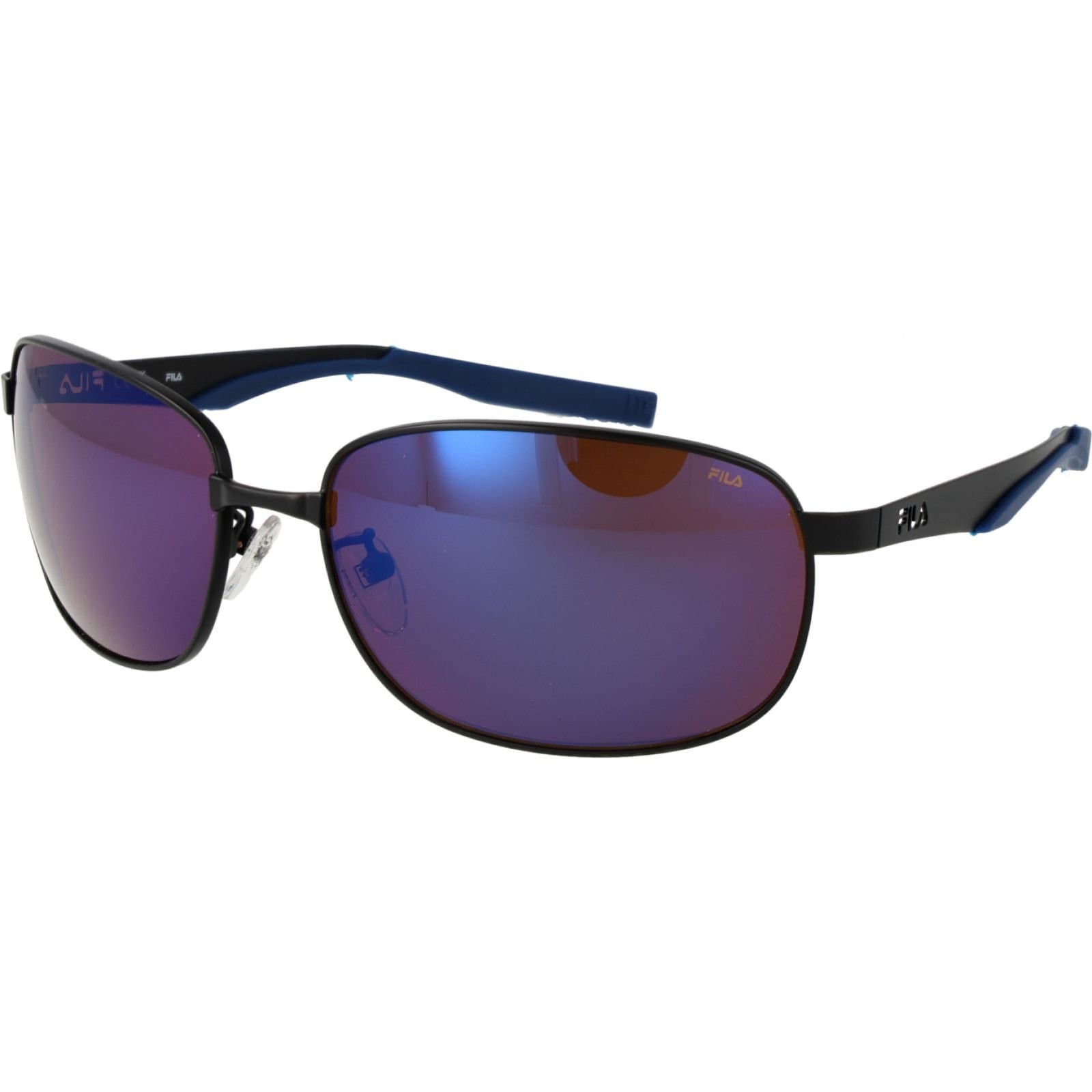 Fila FILA Men's SFI724 63531B Square/Rectangle Sunglasses in Black