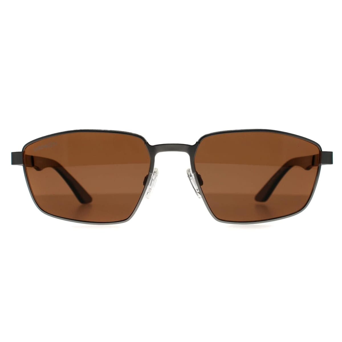 Serengeti Serengeti Men's Rectangle Matte Gunmetal Mineral Polarized Drivers Photochromic Kean in Grey - 1