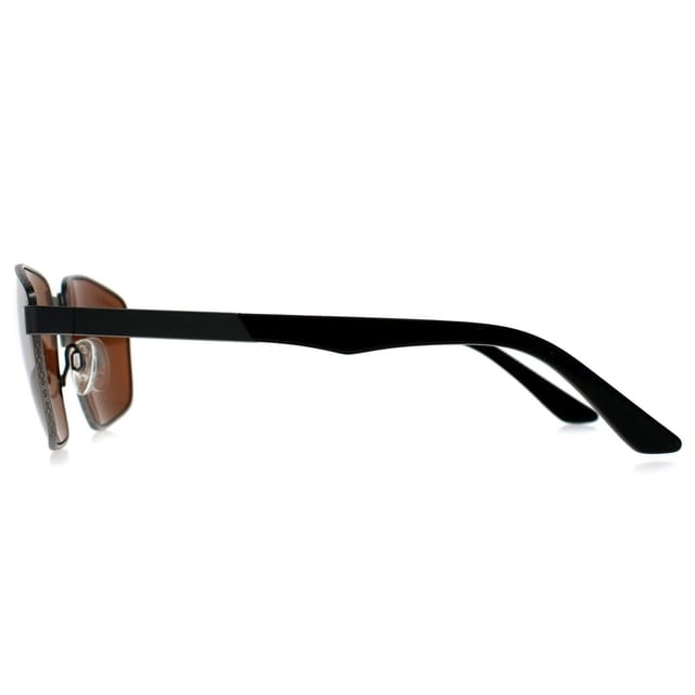 Serengeti Serengeti Men's Rectangle Matte Gunmetal Mineral Polarized Drivers Photochromic Kean in Grey - 3