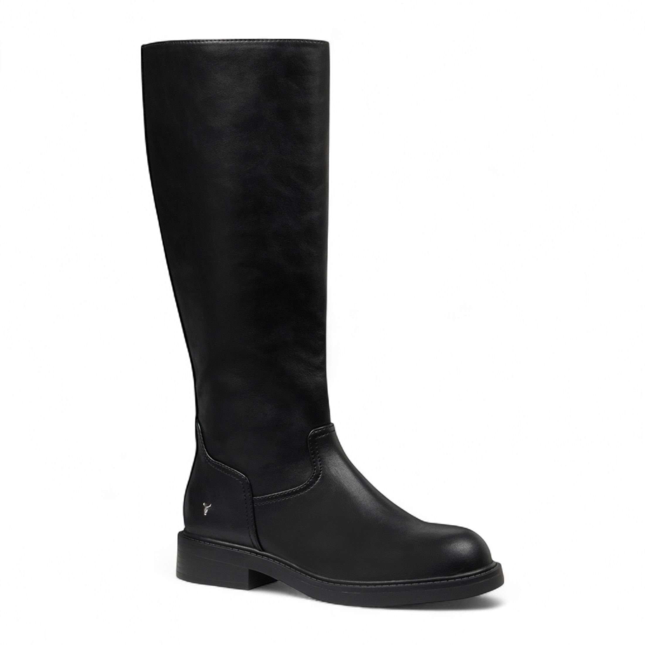 Windsor Smith Windsor Smith Women's Fuax Leather Knee High Tall Boots - Blessing in Black - 4