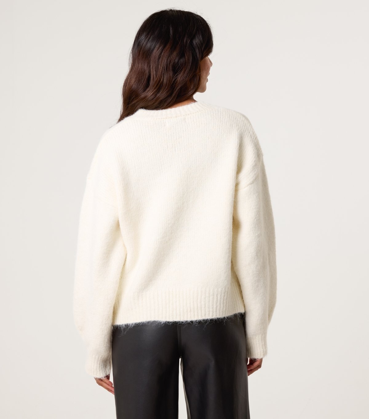 Blue Vanilla Women's Off White Sequin Embellished Cardigan Blue Vanilla New Look - 4