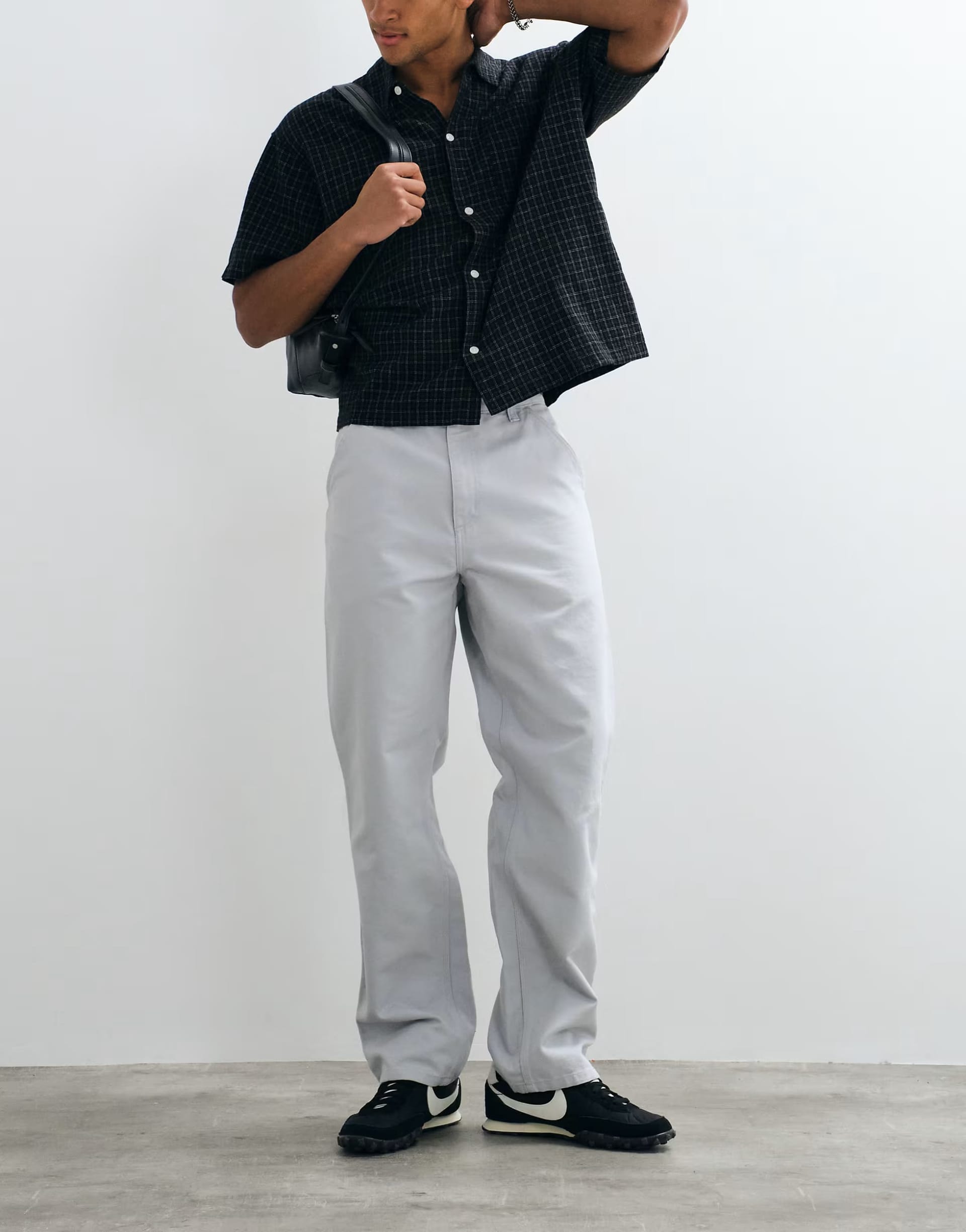 Carhartt WIP Grey Single Knee Carpenter Trousers