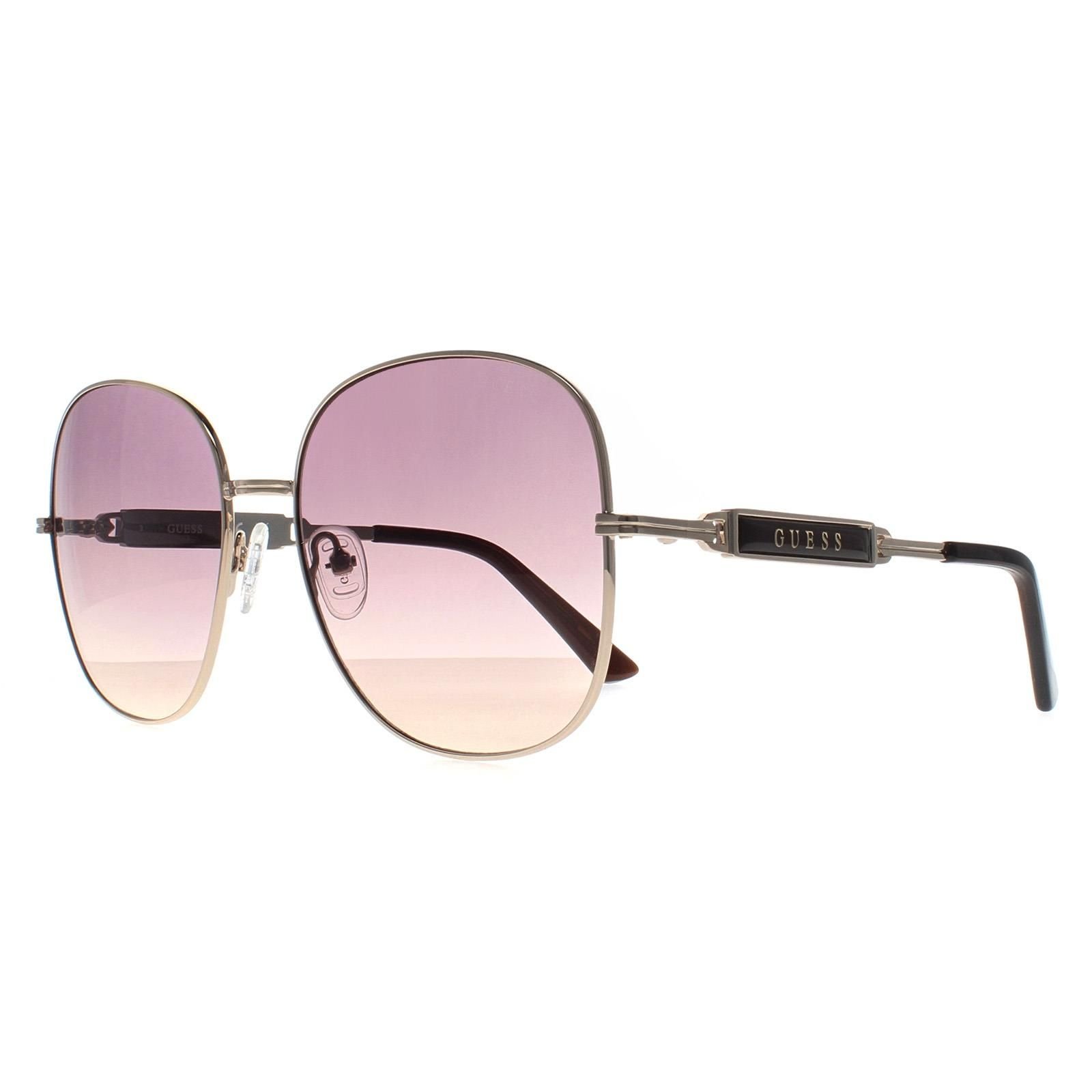 Guess Guess Women's Oval Gold Bordeaux Gradient GF6190 - 2