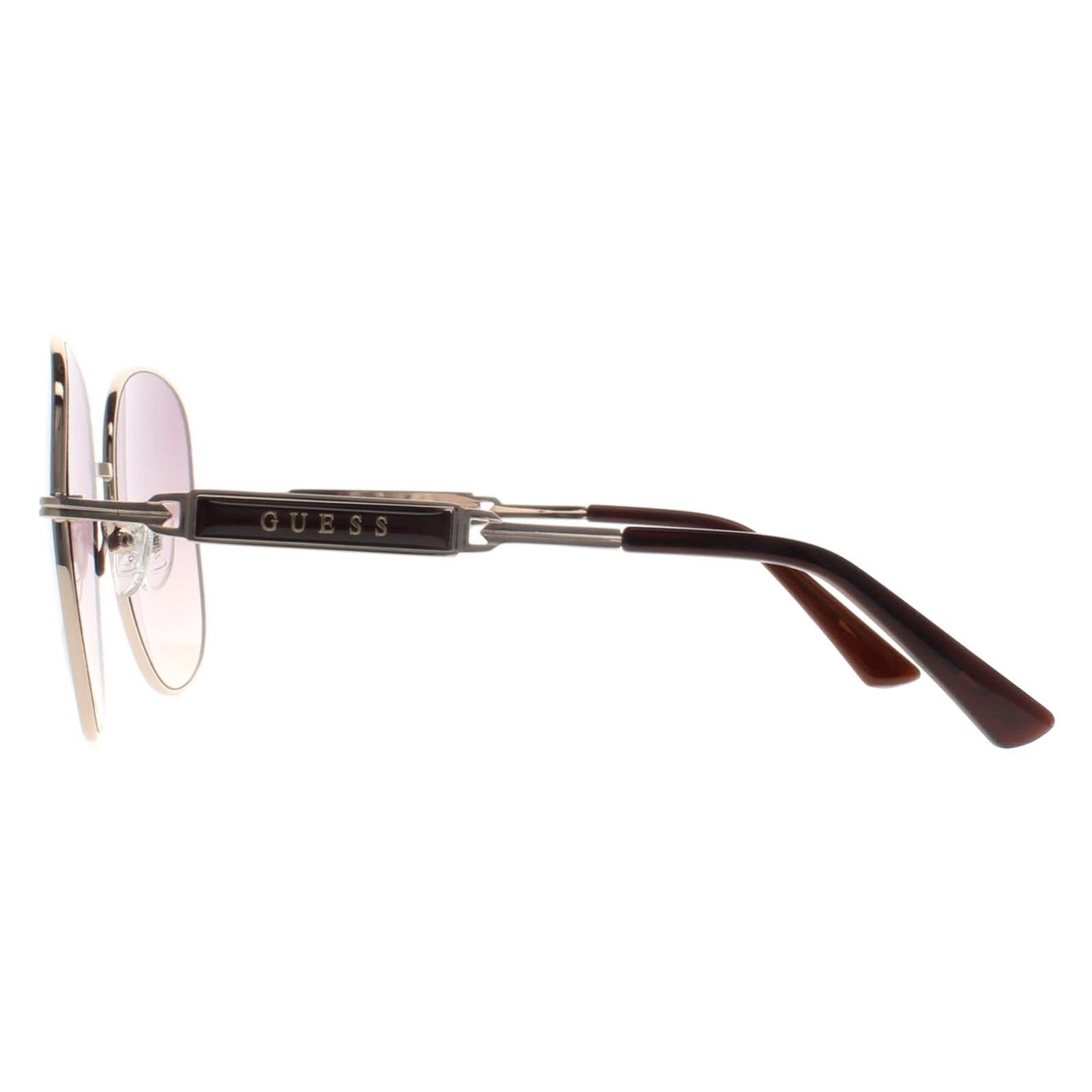 Guess Guess Women's Oval Gold Bordeaux Gradient GF6190 - 3