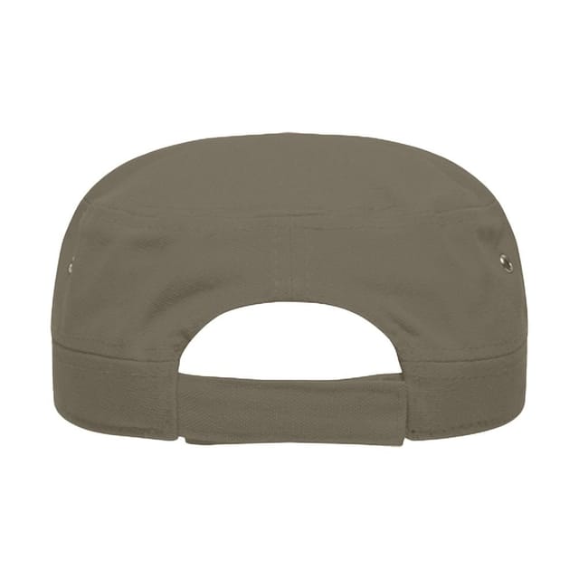 Myrtle Beach Myrtle Beach Men's Cotton Canvas Army Cap in Olive - 2