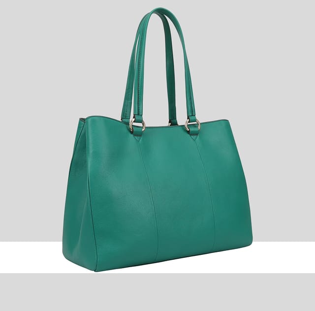 Paul Costelloe Paul Costelloe Women's Shebelle Leather Shoulder Bag in Green - 2