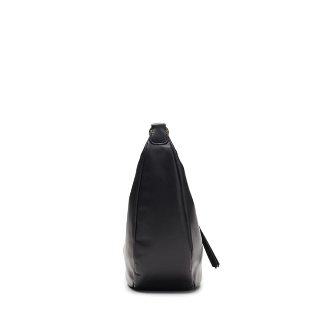 Clarks Clarks Women's Willow Moon Black Leather Shoulder Bag, Cross Body Bag - 3
