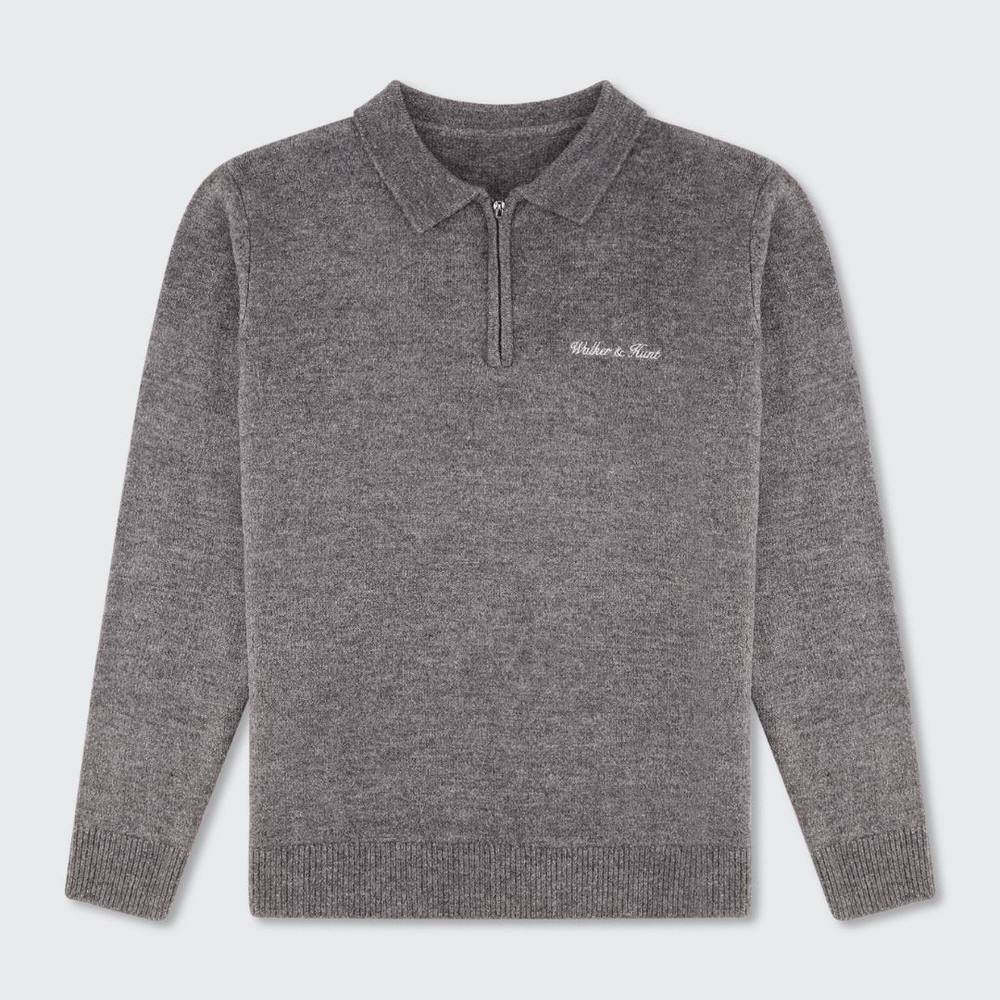 Walker & Hunt Walker & Hunt Men's Fluffy Zip in Grey - 2