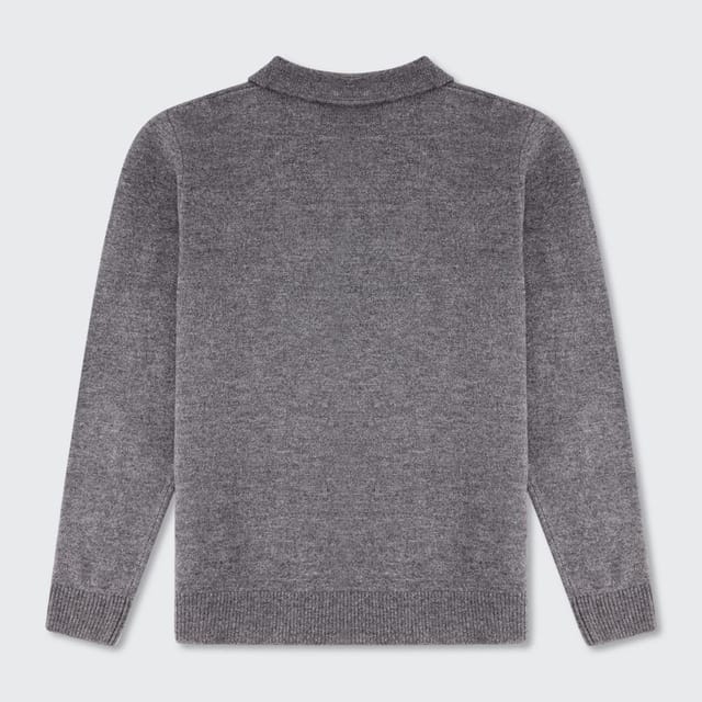 Walker & Hunt Walker & Hunt Men's Fluffy Zip in Grey - 3