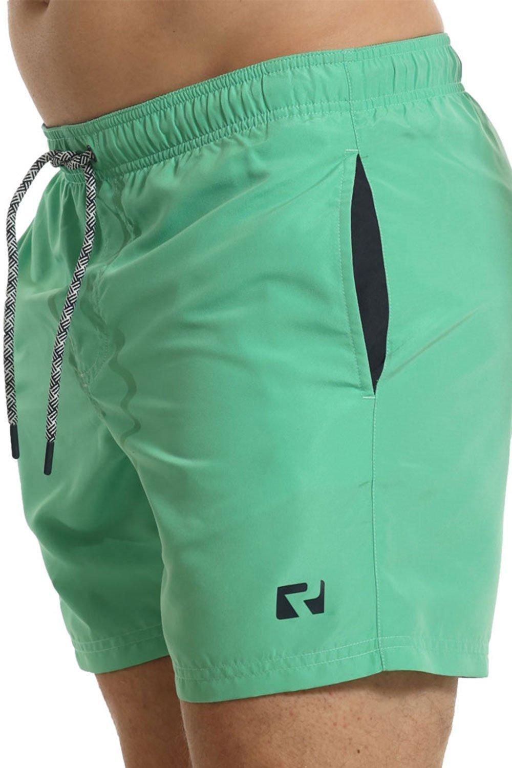 RIPT Essentials RIPT Essentials Men's Plain Swim Shorts in Aqua - 2