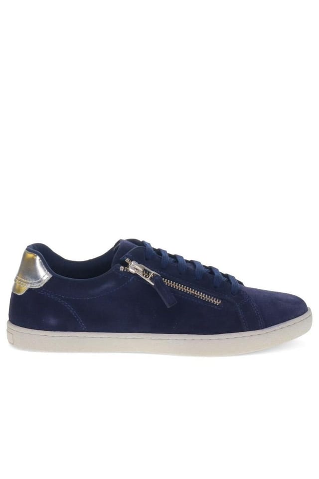 Jones Bootmaker Jones Bootmaker Women's Bambi Leather Trainers in Navy - 2